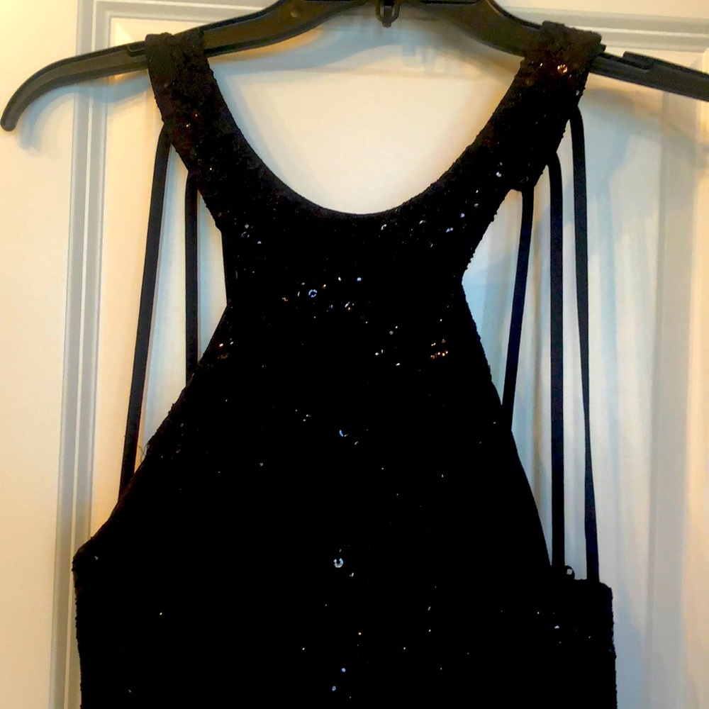 Black Sequins Mermaid Dress